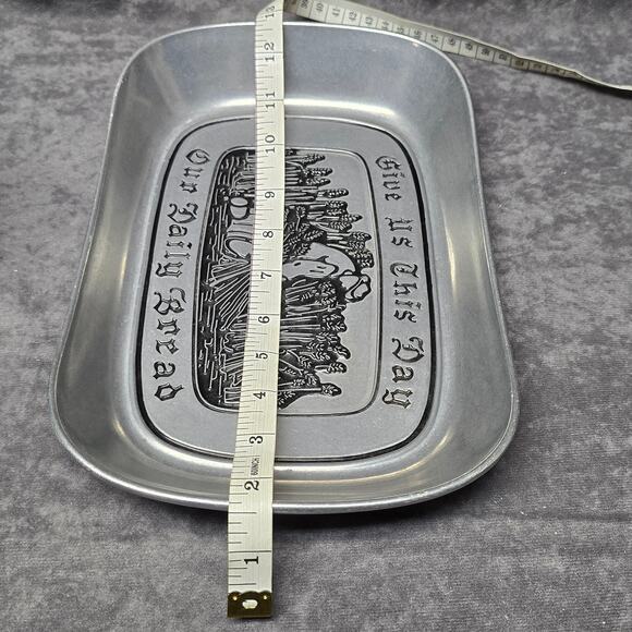 Wilton Armetale Our Daily Bread Cook Chill Grill & Serve Ware Dish Tray Plate - Picture 8 of 9